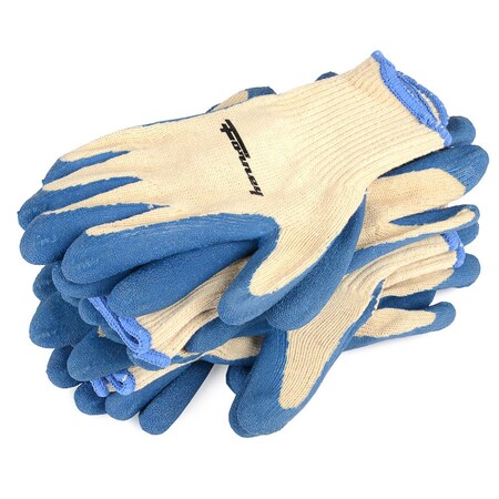 Forney Latex Coated String Knit Gloves Size XL, PK6 53258